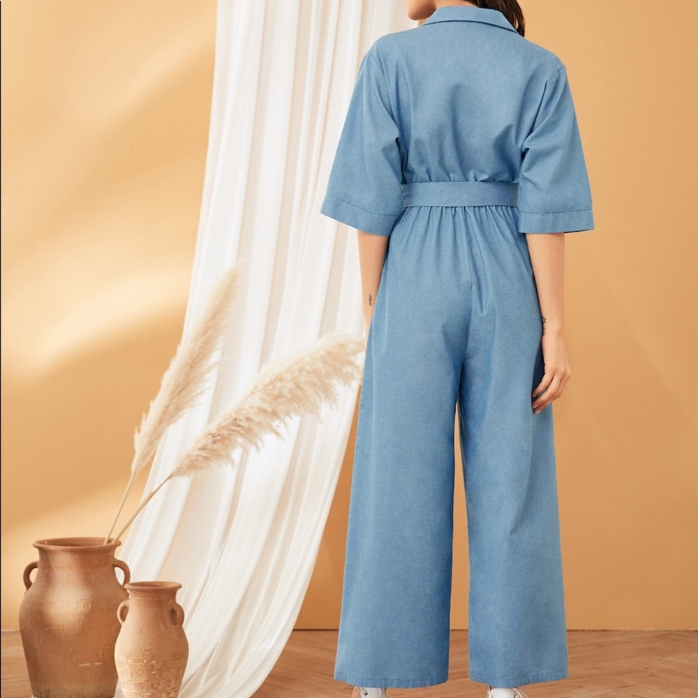 Denim Jumpsuit - Picture 2 of 3